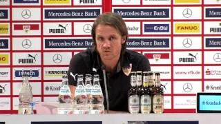 VfB-Krise: Thomas Schneider im Kreuzverhör |  VfB Stuttgart - Eintracht Braunschweig 2:2