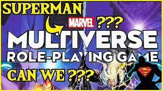 Creating Superman in Marvel's Multiverse Role Playing Game