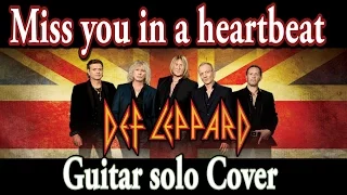 Miss you in a heartbeat (Def Leppard) guitar solo Cover | www.tamsguitar.com