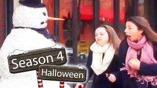 Haunted Laughter: Scary Snowman's Halloween Special