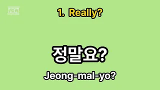 30 Easiest Korean Sentences for Everyday Life  (Korean for Complete Beginners) [Ch02]