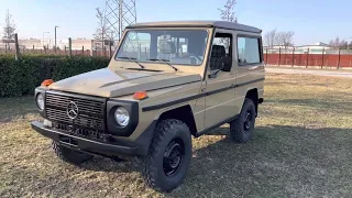 1987 Mercedes Gwagon freshly restored