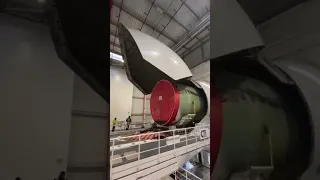Unloading process of an A330 fuselage section from an AIRBUS A300ST Beluga