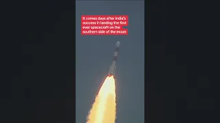 Moment India launches rocket to the sun ☀️