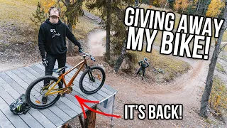 Giving away my bike!! CUSTOMISED CHEAP BIKE DOWNHILL SENDS