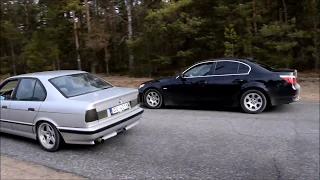 bmw e34 525 tds vs bmw e60 525 d