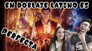 ESPAÑOLES REACCIONAN A DOBLAJE LATINO VS ESPAÑOL DE ALADDÍN/SOY EL REY #DISNEY #DOBLAJES