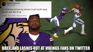 Bashaud Breeland Lashes Out at Vikings Fans on Twitter