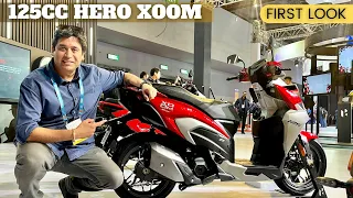 125cc Hero XOOM 125R is here || Walkaround & First Look Review || TVS Ntorq Rival?