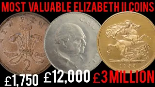 The Top 10 Most RARE & VALUABLE Queen Elizabeth II Coins