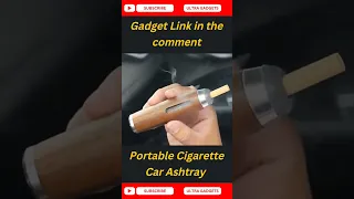 Portable Car Ashtray Wood Cigarette Holder