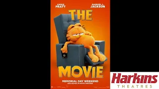 Opening to The Garfield Movie at Harkins Theaters (5/19/24)