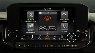 2024 Nissan Pathfinder - Control Panel and Touch Screen Overview