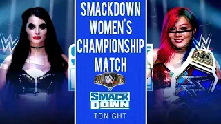 Paige vs Asuka SD Women's Champion Match Smackdown WWE2K19 Universe Mode #222