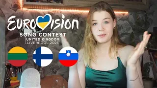 Eurovision 2023 | Реакция на клипы | 2 | Литва, Финляндия, Словения