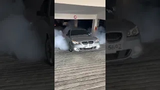 BMW E60 530i CRAZY BURNOUT🔥🔥🔥