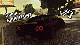 SAMP -  EPIC STUNTS #1 #samp #gta #gtasa #gtasanandreas #gta5 #stunt #samprp