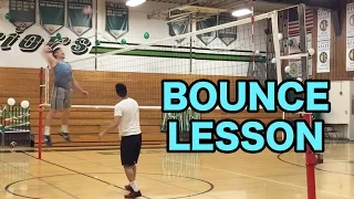 How To BOUNCE A VOLLEYBALL (Volleyball Tutorial)