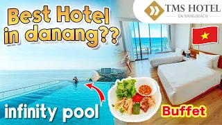 The Best Hotel in Da Nang Vietnam (2024)🇻🇳 TMS Beach Hotel Review (infinity pool+Ocean view+buffet)