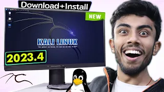 How to Install Kali Linux 2023.4 Version!🔥 Latest & More Powerful Then Windows 10 Without Error⚡