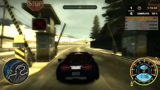 Clean Race no wall taps | Toyota Supra Mk4 Sprint | NFS Most Wanted