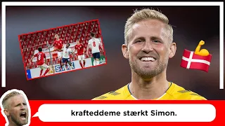 Hvad siger Kasper Schmeichel under en kamp?