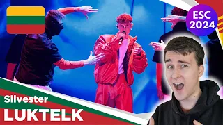 Luktelk - Silvester Belt Reaction | Lithuania Eurovision 2024 🇱🇹