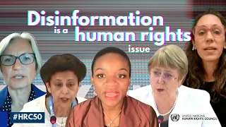 "Disinformation is a human rights issue" - UN Human Rights Council