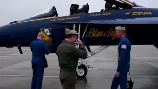 Blue Angel #7 visits Point Mugu