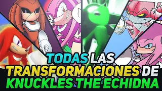 Todas las transformaciones de Knuckles The Echidna (Historia y Poderes) | Ryuko Shion