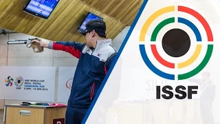 Finals 10m Air Pistol Men - 2015 ISSF Rifle and Pistol World Cup in Changwon (KOR)