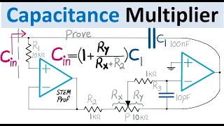 Variable Capacitance Multiplier Design with Op Amp