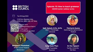 ASEAN Teacher Webinar Series #10: Teaching Grammar