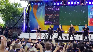 BSB, SOUNDCHECK GMA Good Morning America, "I Want It That Way" 6/13/18
