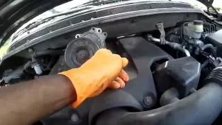 Infiniti QX56 Alternator Removal Pt.2 in 1080p