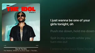 The Weeknd, JENNIE & Lily Rose Deep - One Of The Girls [English version] Lyrics + Lossless