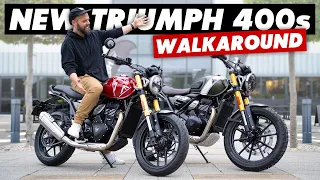 New Triumph Speed 400 & Scrambler 400X Full Walkaround!