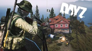 Отобрал базу на необитаемом острове. Выживаем на обрыве - DayZ