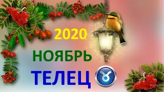 ♉ ТЕЛЕЦ. ❄️ НОЯБРЬ 2020 г. 🌌 4 сферы жизни + подсказки АНГЕЛОВ 👉 Таро прогноз