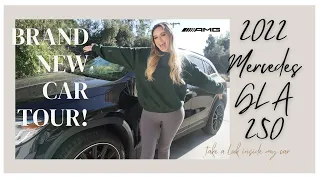 BRAND NEW CAR TOUR! | come check out my 2022 MERCEDES BENZ GLA 250 | Alexandra Marie