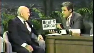 Jay Leno chats to 100 year old Laurel & Hardy Producer Hal Roach - 1992