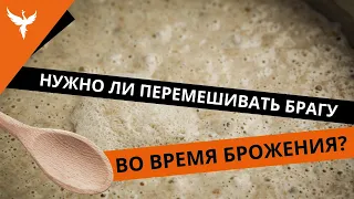 Нужно ли перемешивать брагу во время брожения? На что это повлияет?