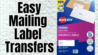 Graphic & Photo Transfers with Mailing Label Sheets