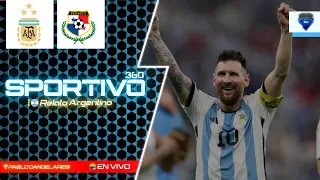 GOL DE MESSI - ARGENTINA 2 - 0 PANAMÁ | RELATO ARGENTINO | AMISTOSO INTERNACIONAL