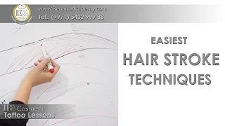 Easiest Hair Stroke Techniques