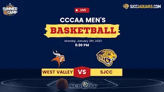 West Valley vs San Jose City College Men's Basketball LIVE 1/9/23