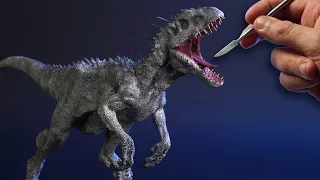 Sculpting INDOMINUS REX | Jurassic World [ Timelapse ]