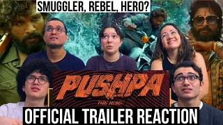 PUSHPA Trailer Reaction! | Allu Arjun, Rashmika, Fahadh Faasil | MaJeliv | Smuggler, Rebel, Hero?