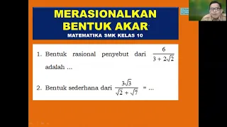 CARA MERASIONALKAN BENTUK AKAR