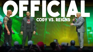 Cody Rhodes VS Roman Reigns WM40 official ho gaya